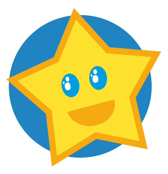 cartoon smiling stars