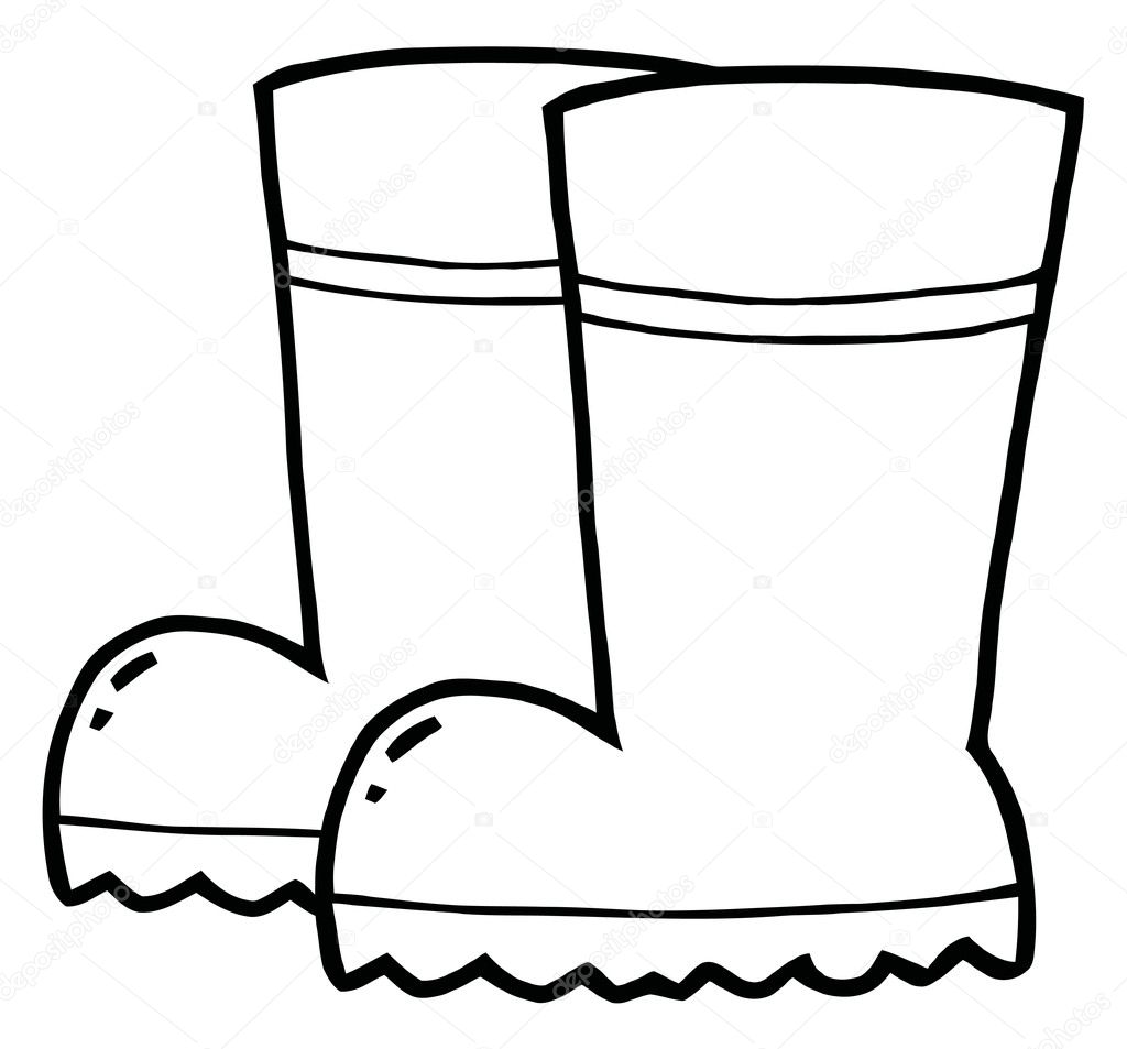 pair of cowboy boots coloring pages - photo #5