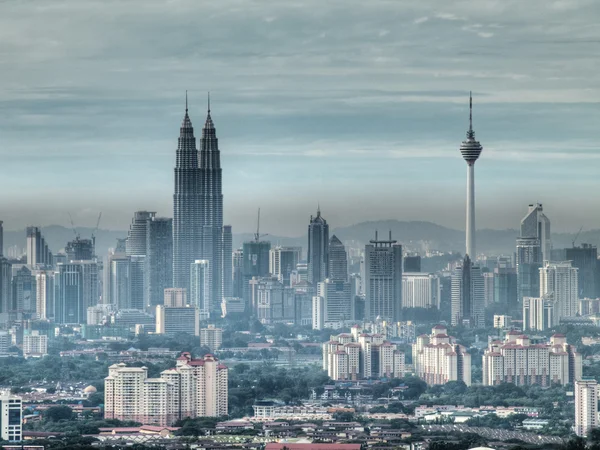 Kuala Lumpur skyline.