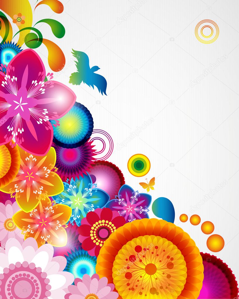 Background Flower Design