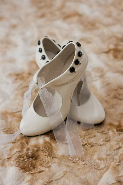 Elegant bridal shoes by Stock Photo