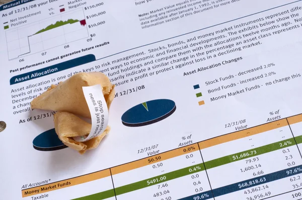 Financial Statement with Fortune Cookie