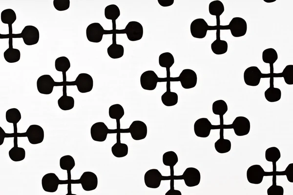 Black Pattern Fabric