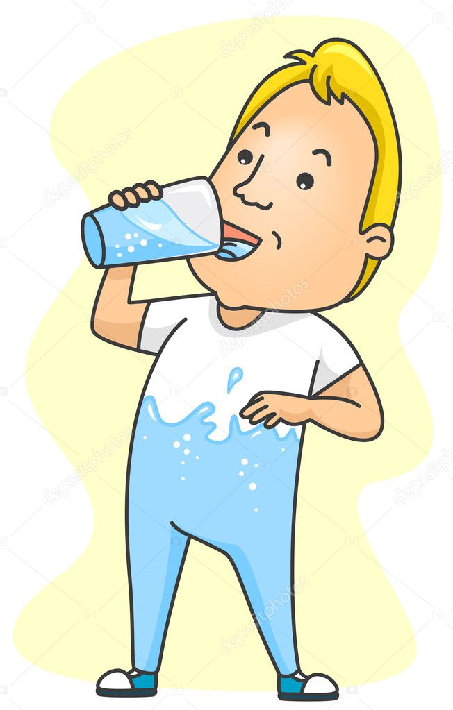 dog drinking water clipart - photo #31