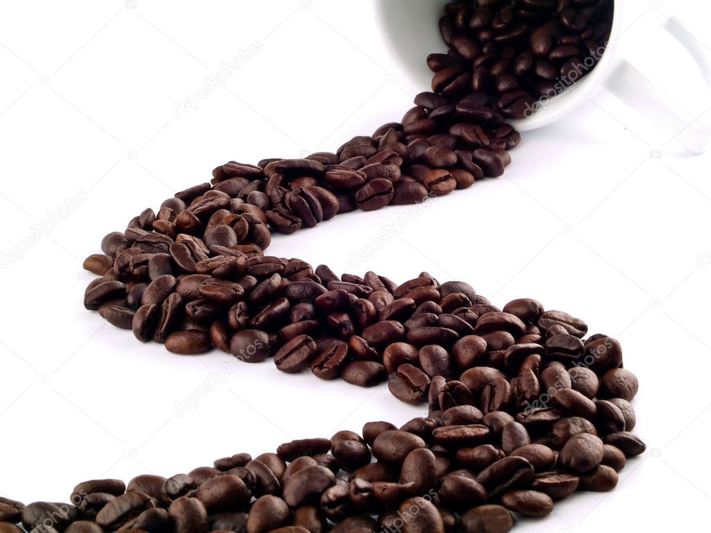 Spilling Coffee Beans