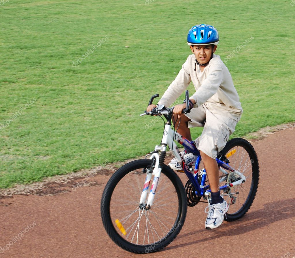 Boy On Bike