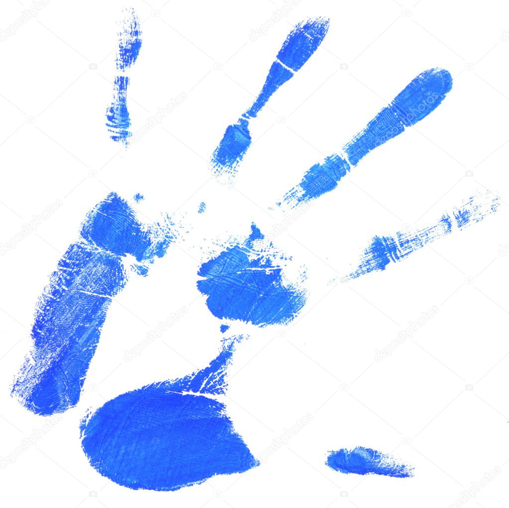 Hand Blue