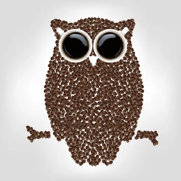 Owl From Coffee