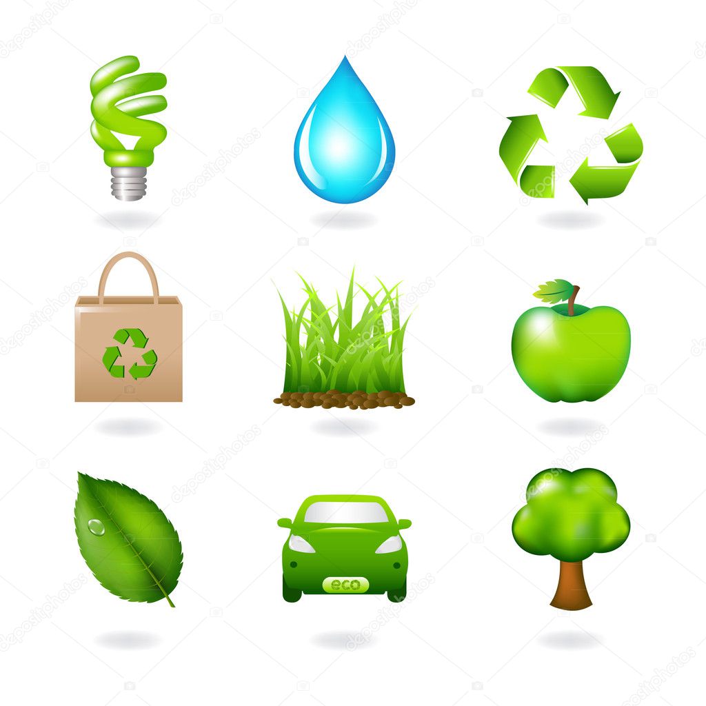 facebook eco design Stock #4329100 adamson Elements And â€” Eco Vector Design © Icons