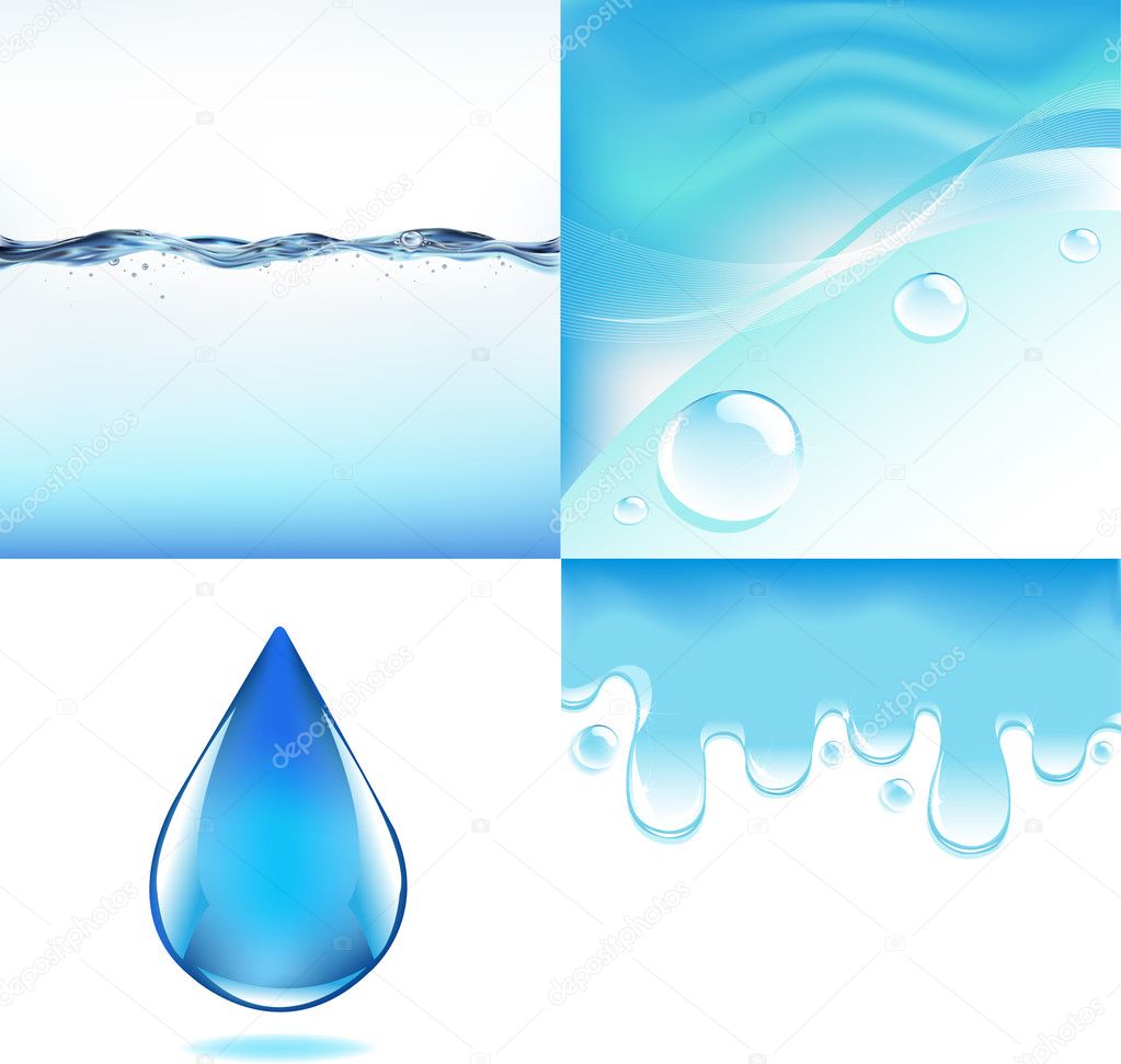 water vector