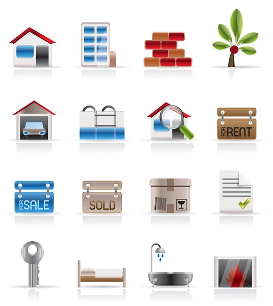 Realistic Real Estate icons