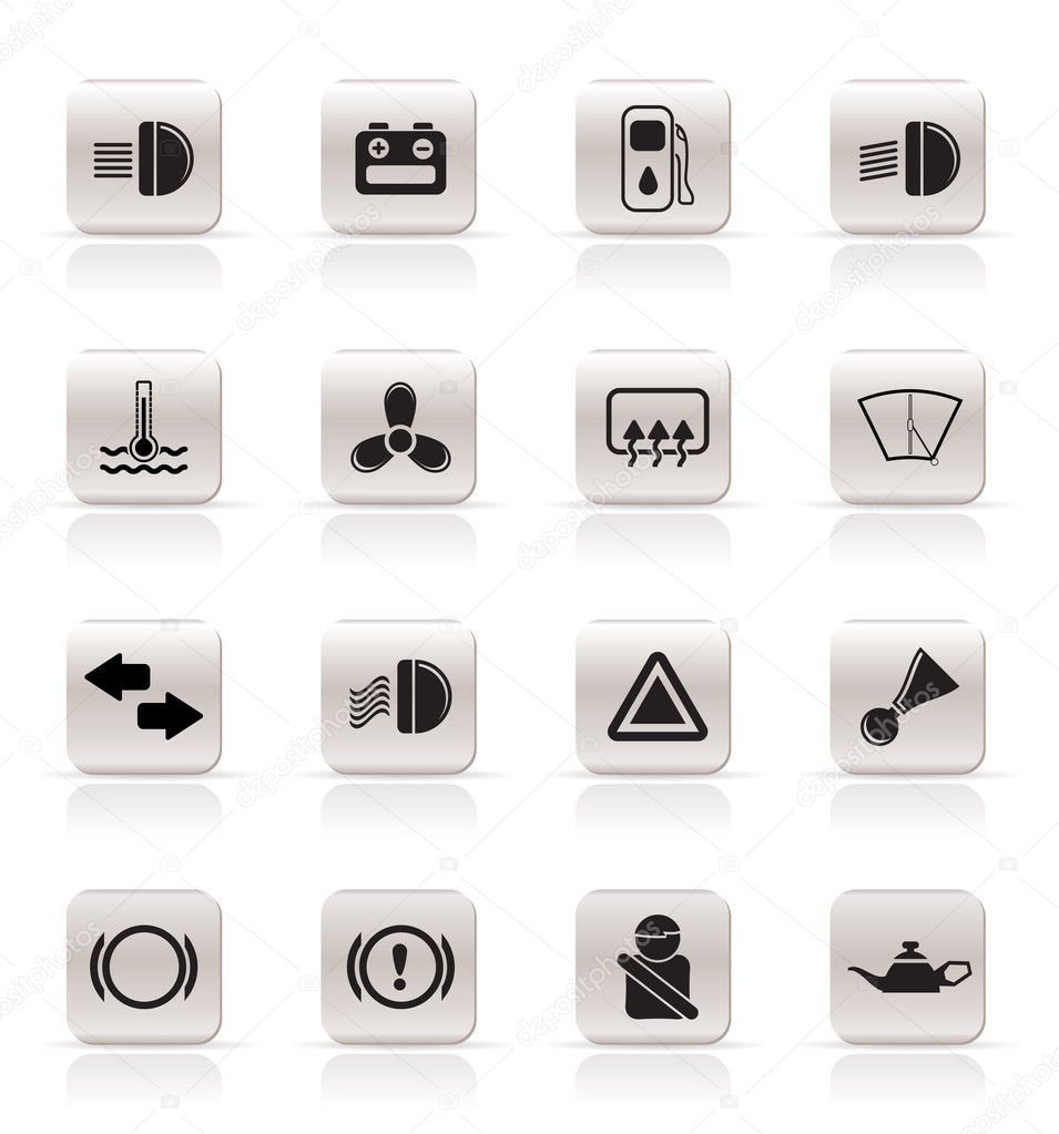 Car Dashboard Symbols