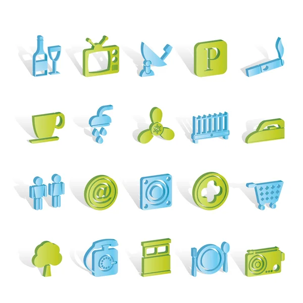hotel icons free. Stock Vector: Hotel and Motel