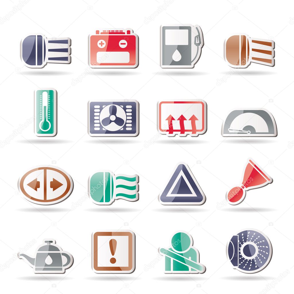 Car Dashboard Symbols