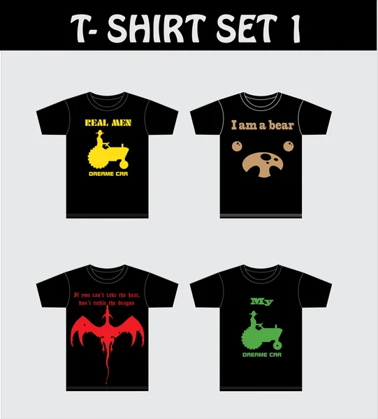 tee shirt design template. Black T-shirt design template.