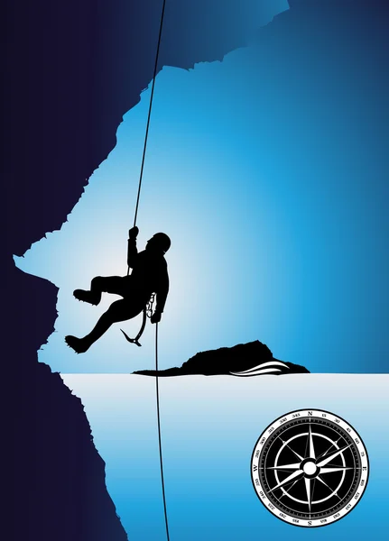 Mountain Climber Vector