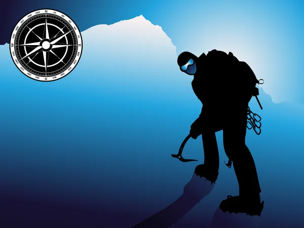 Mountain Climber Vector