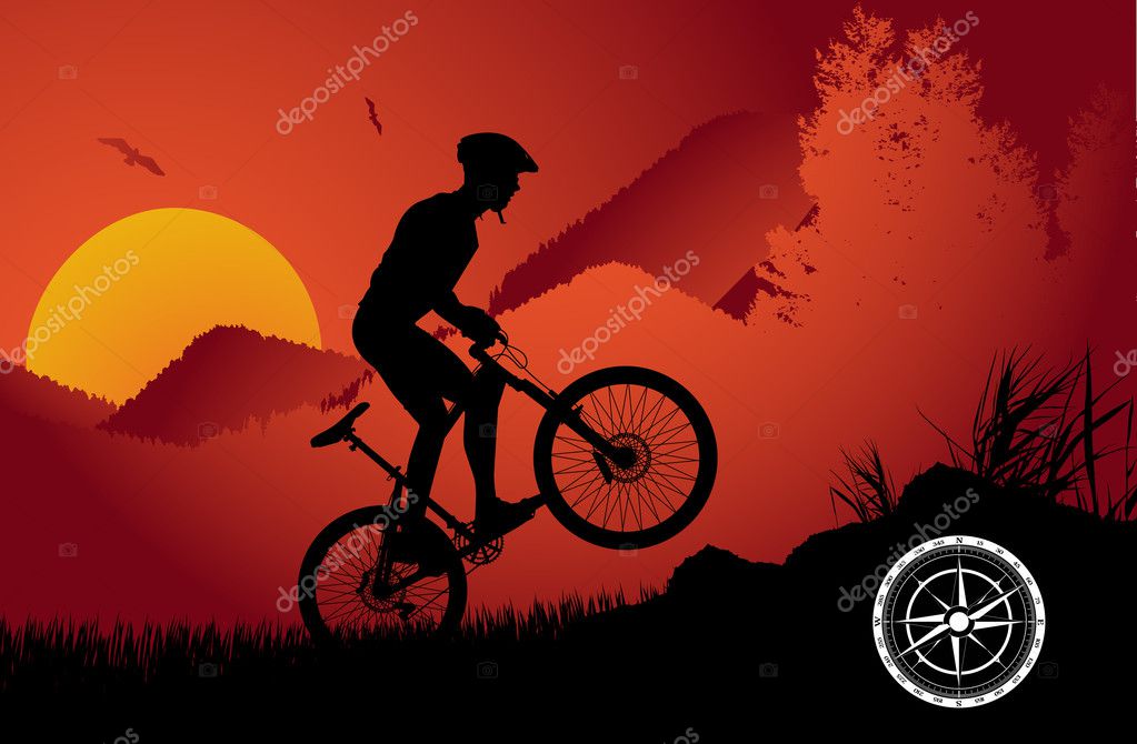 Biker Sunset