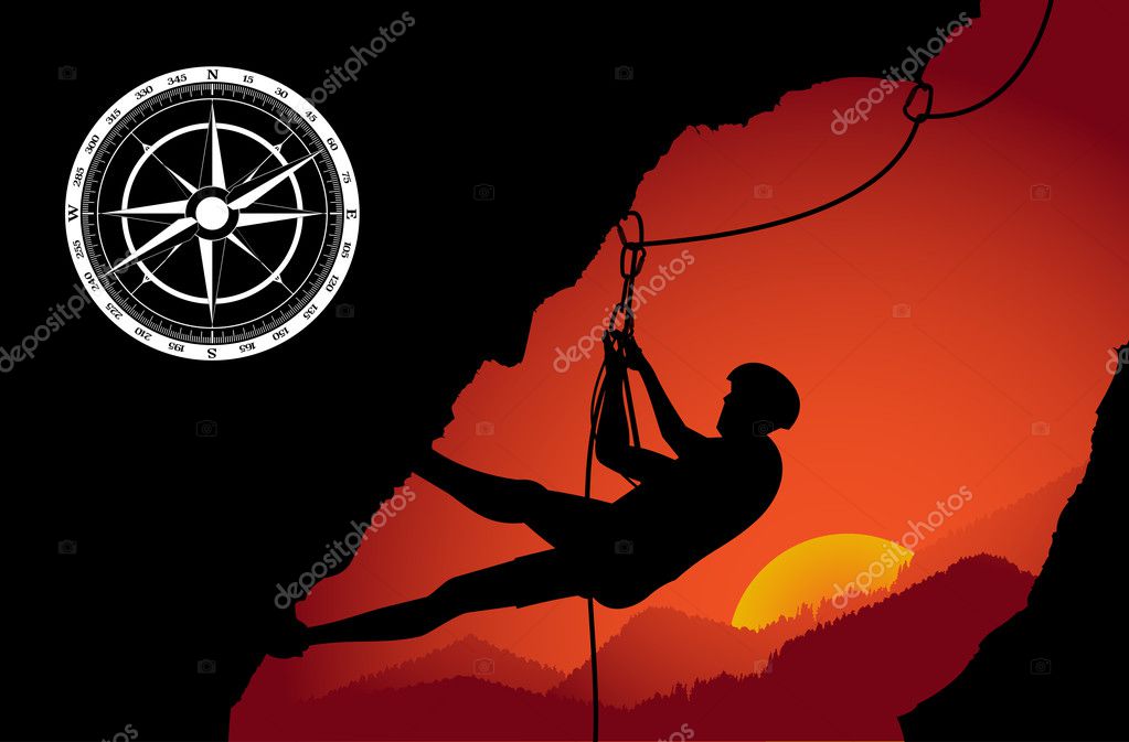 Mountain Climber Vector