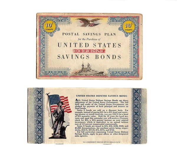 Vintage Defense Bond Saving Books