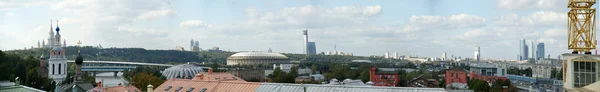 General view (panorama) of the city of Moscow from a viewing platform