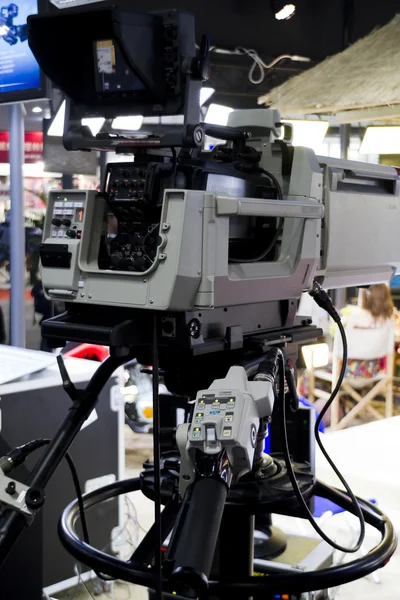 Close up of video camera