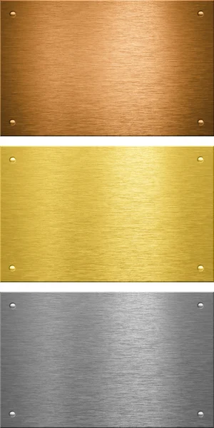 Aluminum brass bronze stitched metal plates with rivets