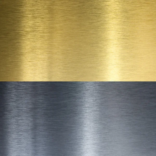 Aluminum and brass stitched textures