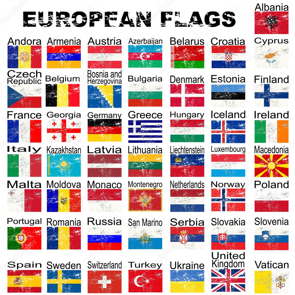 flags of european states