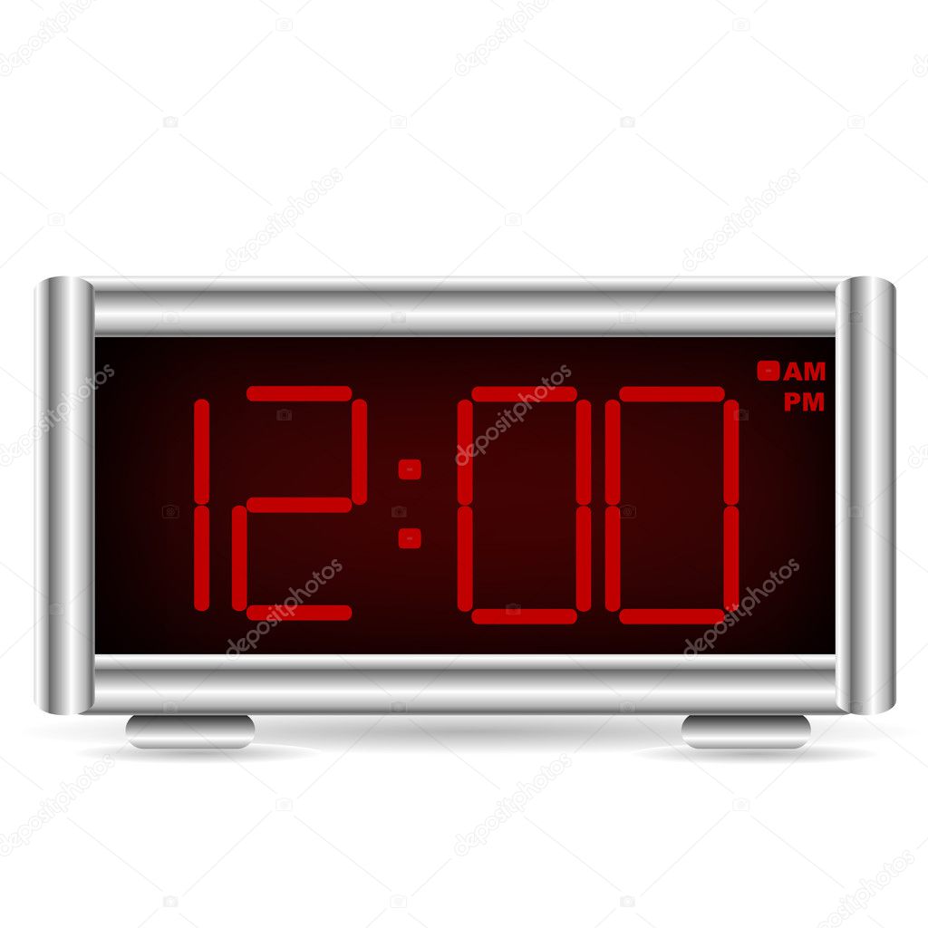 digital clock — Stock Photo © hibrida13 4595990