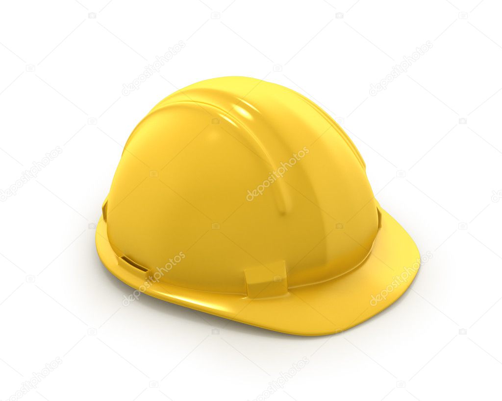yellow builders hat