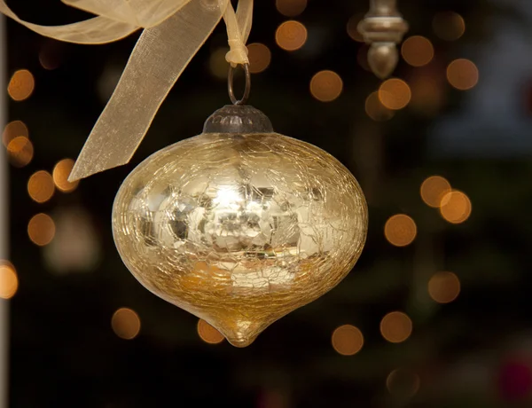 Beautiful hanging gold ornament