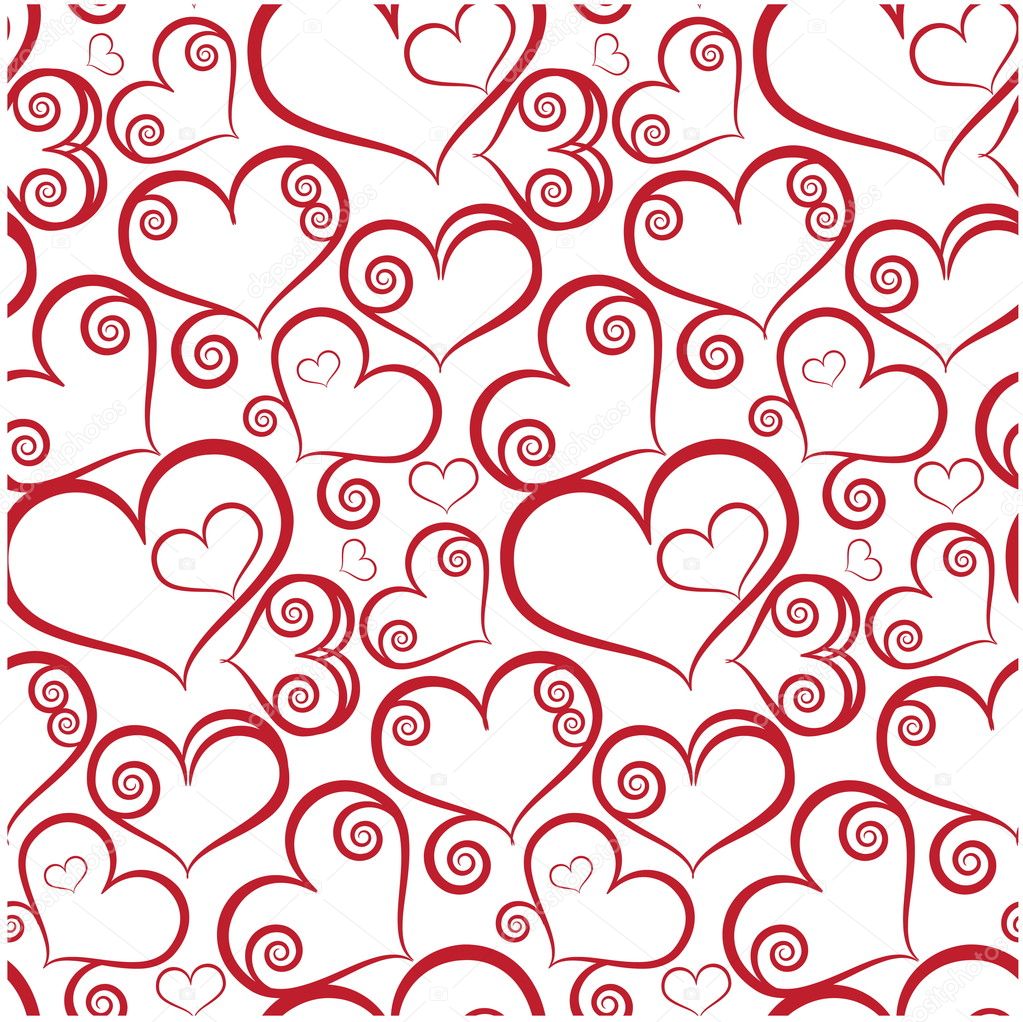 background of hearts