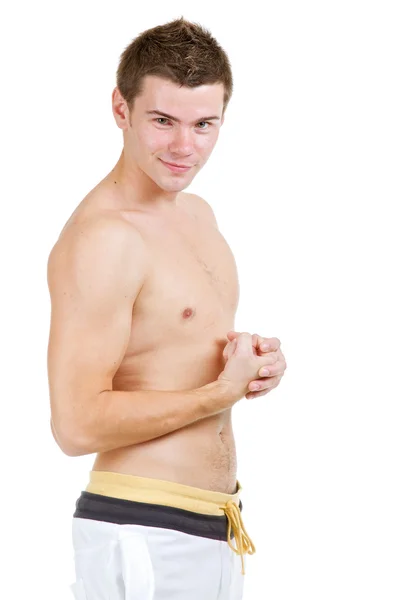 Teen Boy Shirtless by Sergey Mikhaylov Stock Photo Editorial Use Only