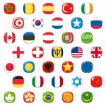 World+flags+vector+art