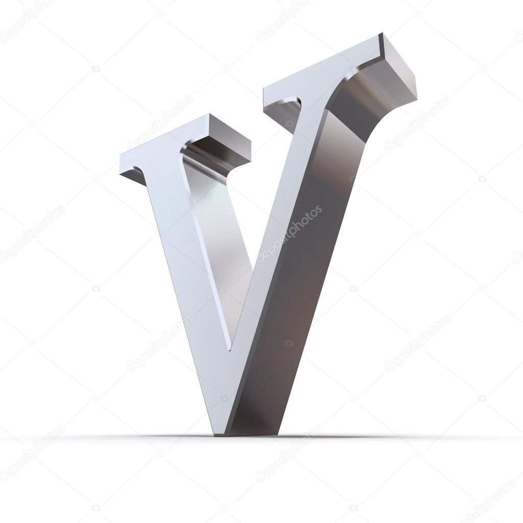 Metallic Roman Numeral 5 — Stock Photo © PixBox #4898324