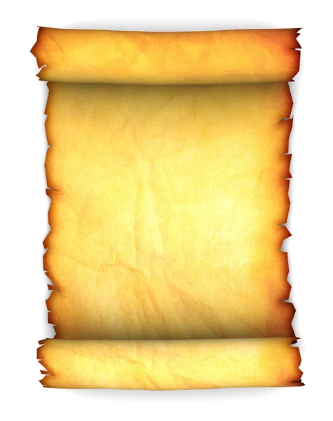 Old paper scroll