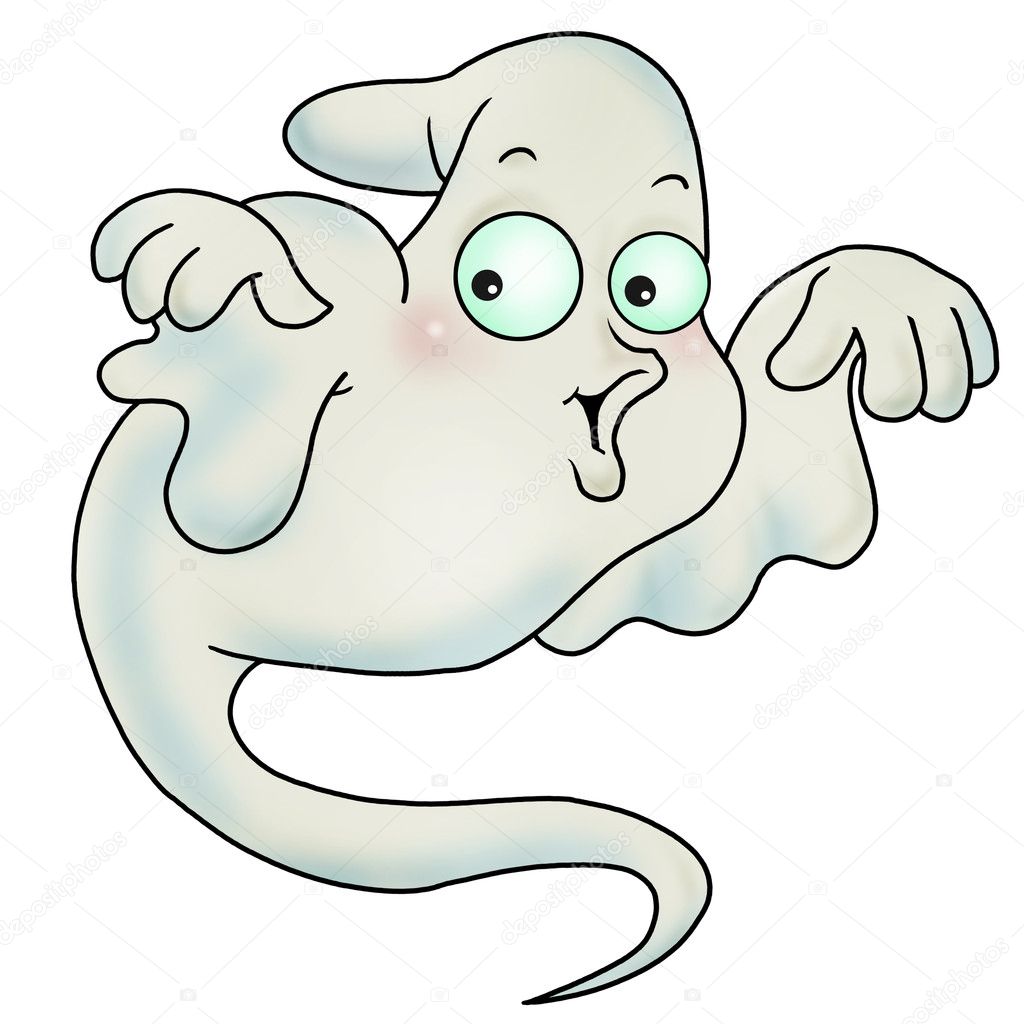 ghost in cartoon