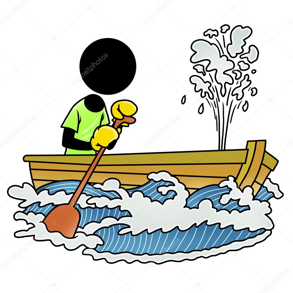 Sinking Boat Cartoon