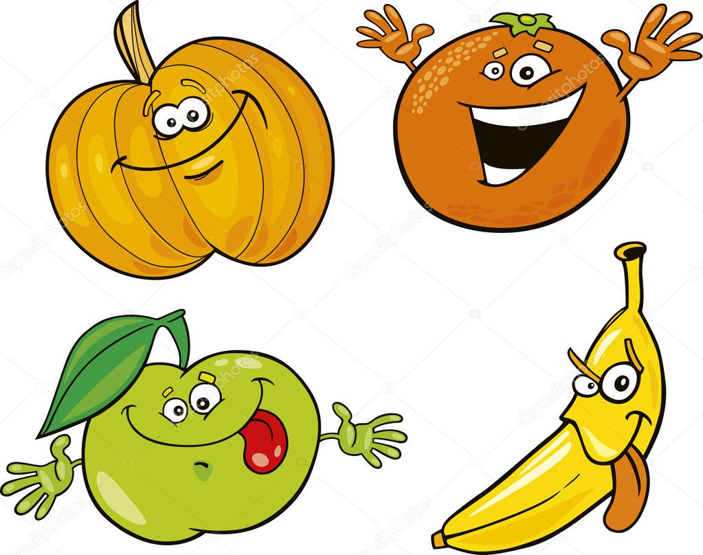 clipart cartoon fruit - photo #41