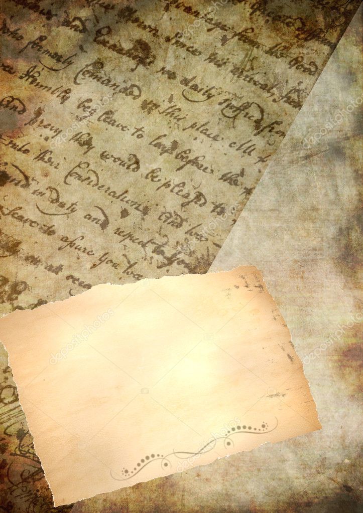 Vintage letter texture background — Stock Photo © namamax #4247417