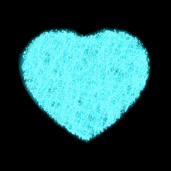 Blue Heart Valentine