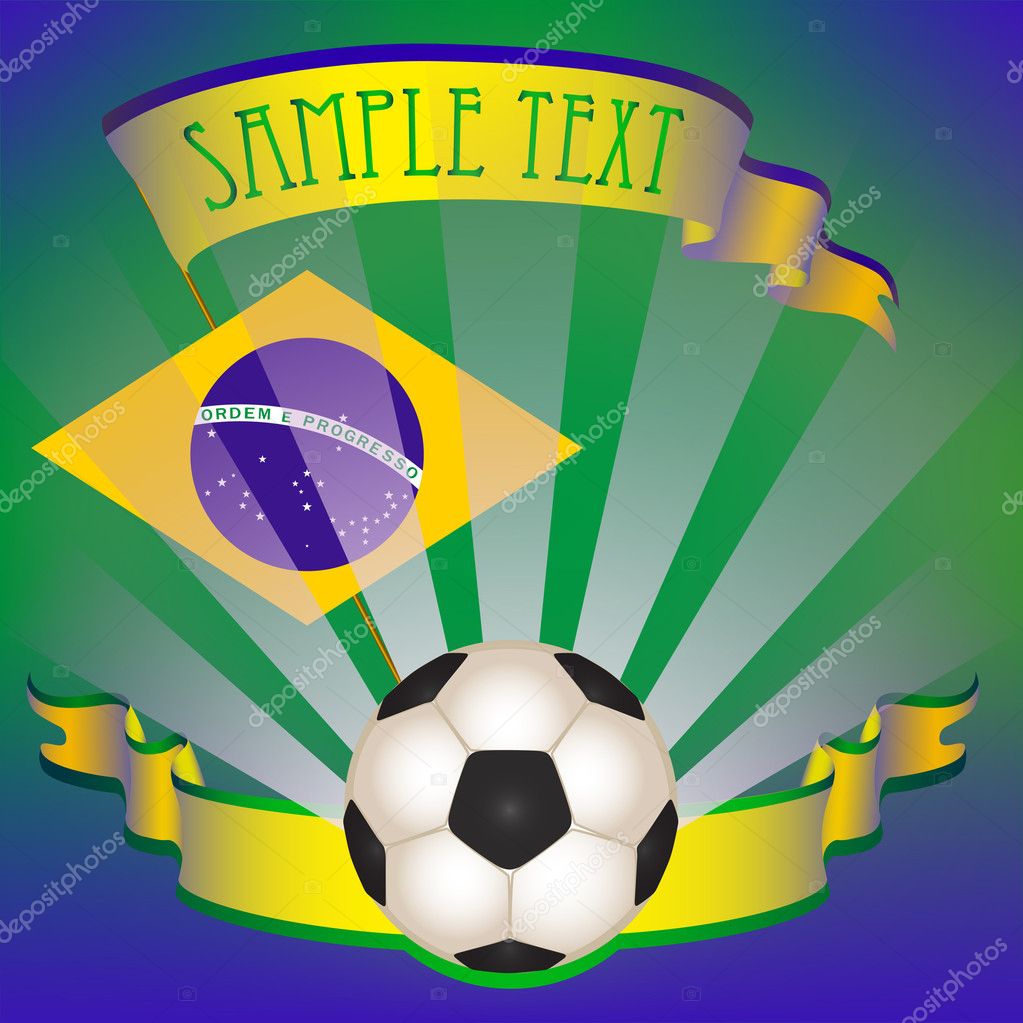 Brazil Soccer Flag