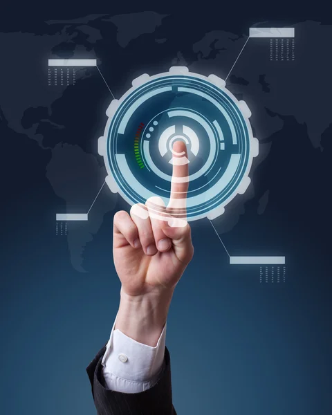 futuristic touch screen