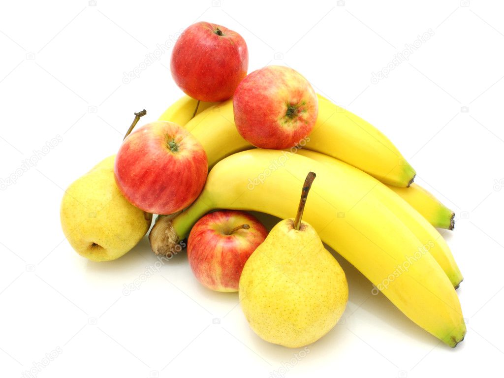yellow banana apple