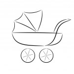 Cartoon Pushchair