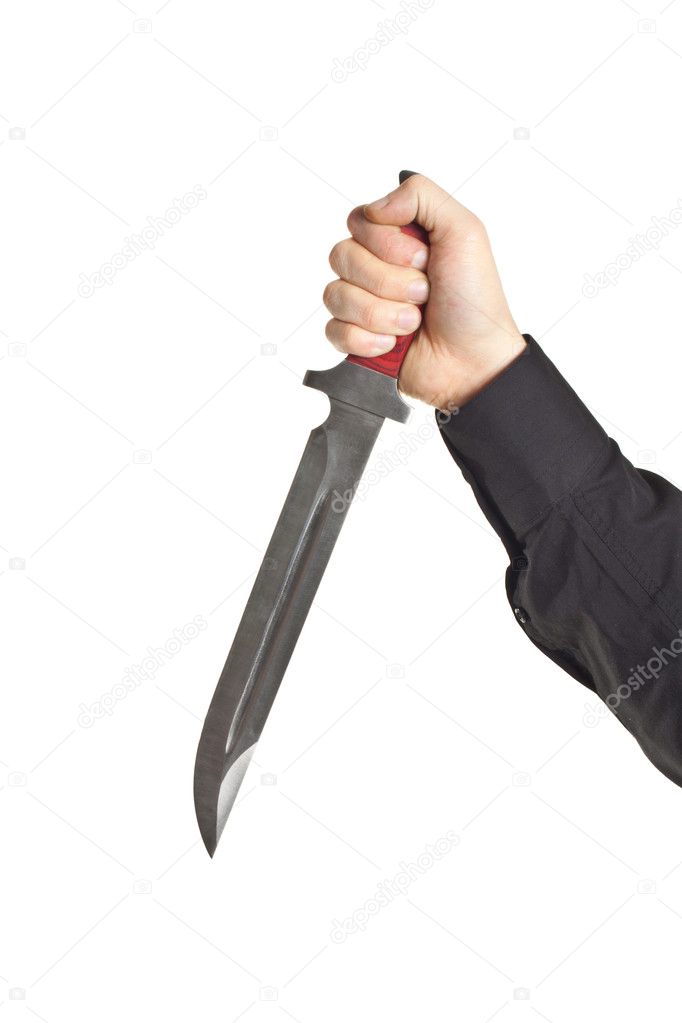 man holding dagger
