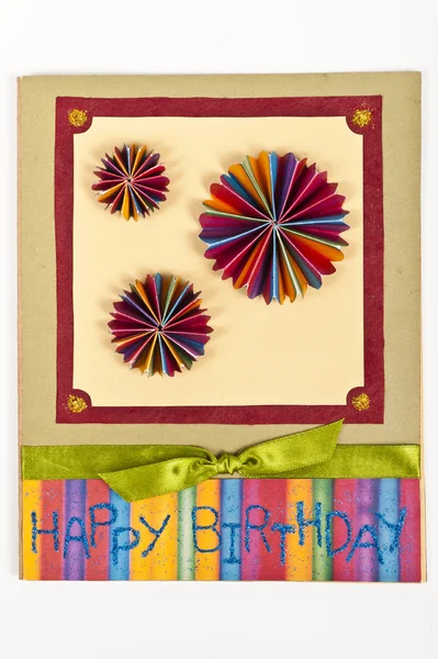 Handmade Happy birthday card