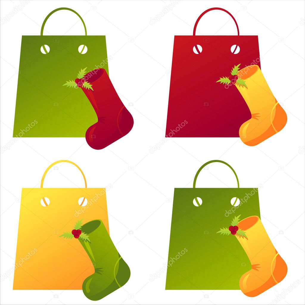 Christmas Shopping Bags