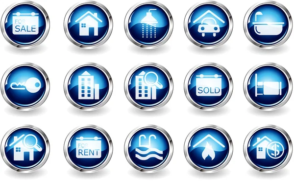 Real Estate Photography on Real Estate Icons     Stock Vector    Xunqiang Xiong  4102850